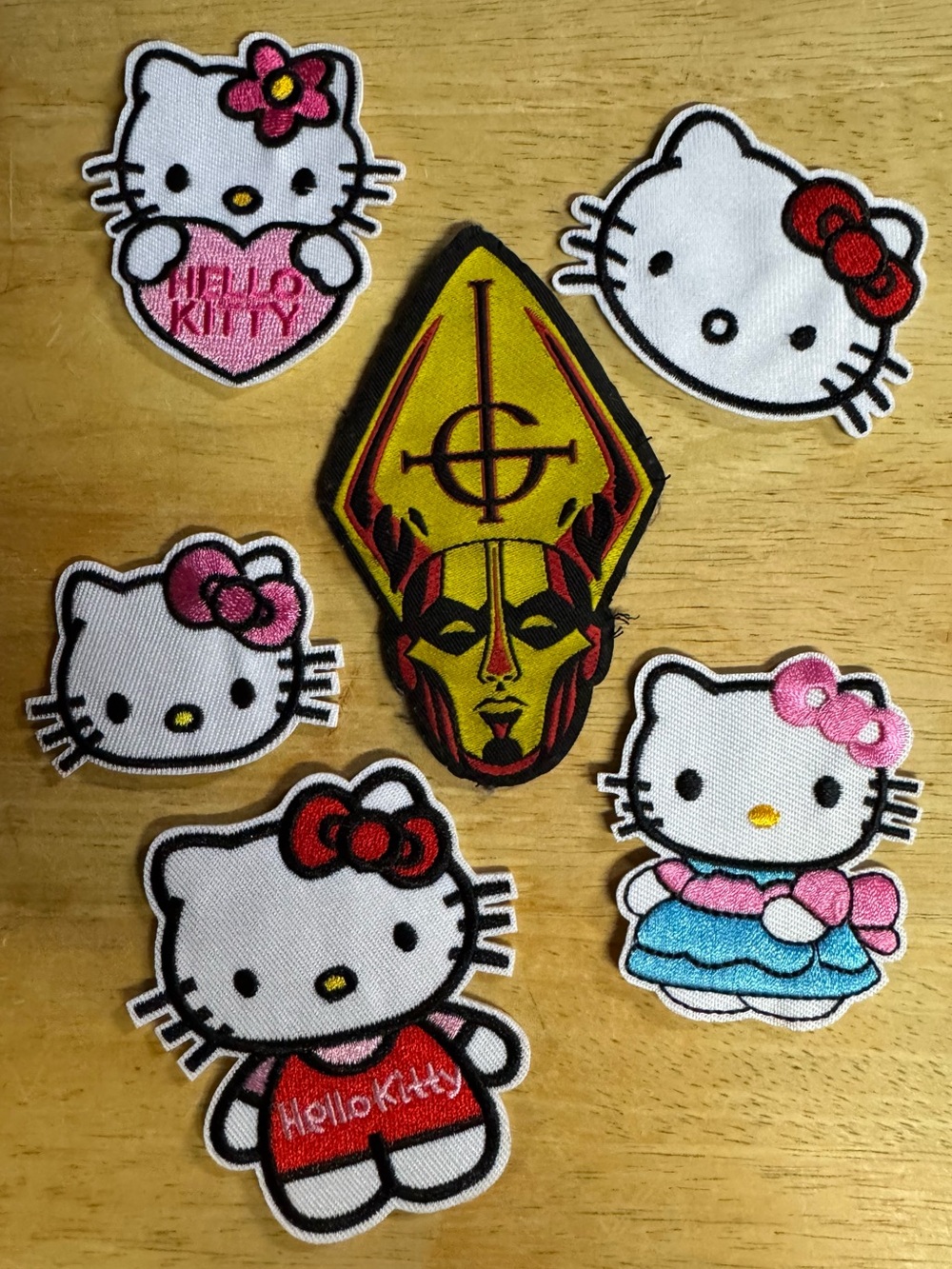 Patches - Hello Kitty, Ghost